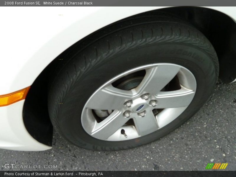 White Suede / Charcoal Black 2008 Ford Fusion SE