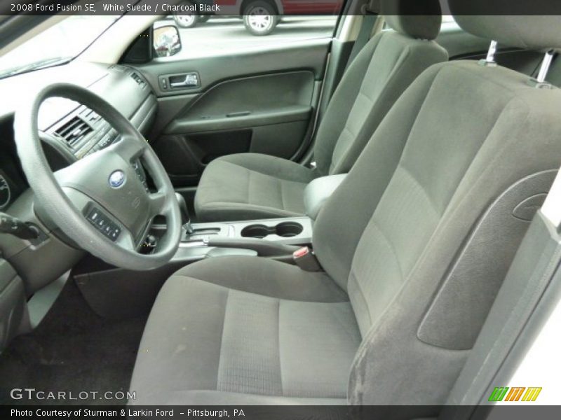 White Suede / Charcoal Black 2008 Ford Fusion SE