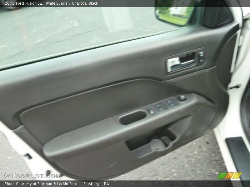 White Suede / Charcoal Black 2008 Ford Fusion SE
