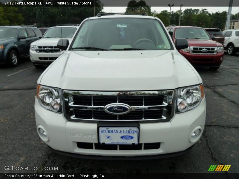 White Suede / Stone 2012 Ford Escape XLT 4WD