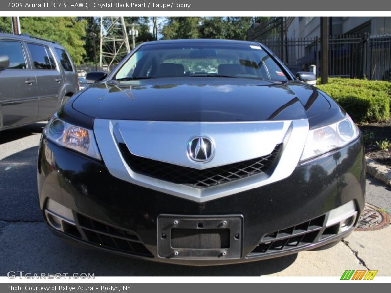 Crystal Black Pearl / Taupe/Ebony 2009 Acura TL 3.7 SH-AWD