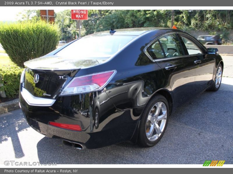 Crystal Black Pearl / Taupe/Ebony 2009 Acura TL 3.7 SH-AWD
