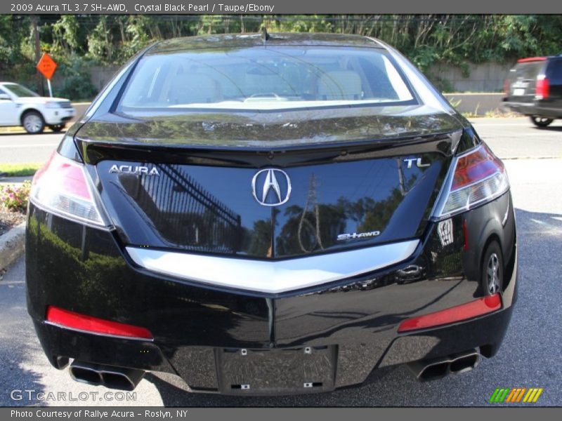 Crystal Black Pearl / Taupe/Ebony 2009 Acura TL 3.7 SH-AWD