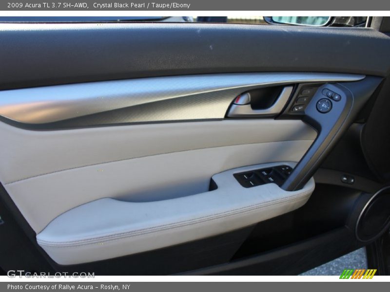 Crystal Black Pearl / Taupe/Ebony 2009 Acura TL 3.7 SH-AWD