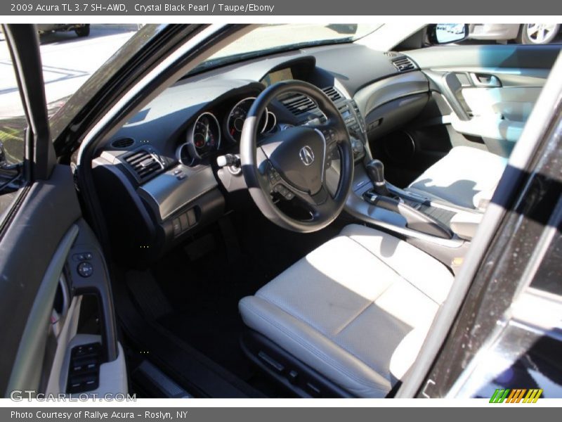 Crystal Black Pearl / Taupe/Ebony 2009 Acura TL 3.7 SH-AWD