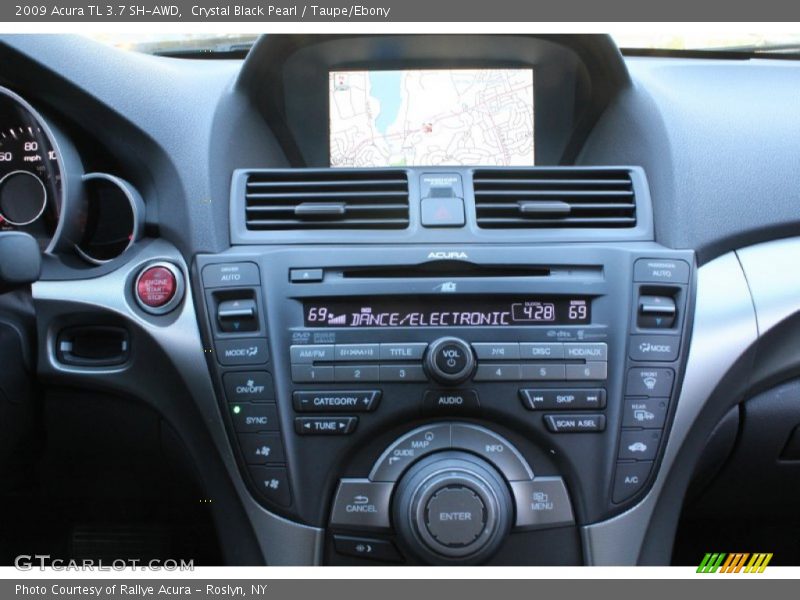 Crystal Black Pearl / Taupe/Ebony 2009 Acura TL 3.7 SH-AWD