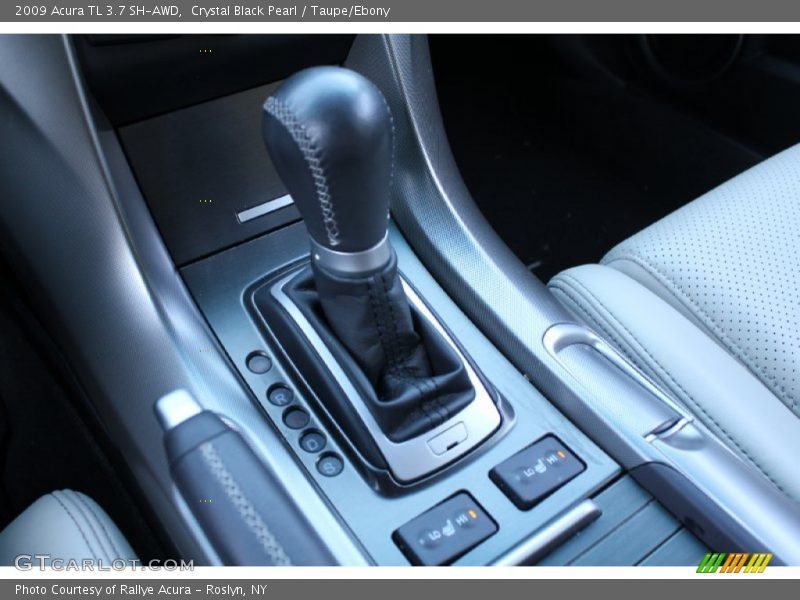 Crystal Black Pearl / Taupe/Ebony 2009 Acura TL 3.7 SH-AWD