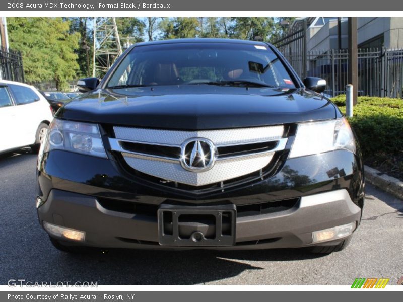 Formal Black / Bordeaux 2008 Acura MDX Technology
