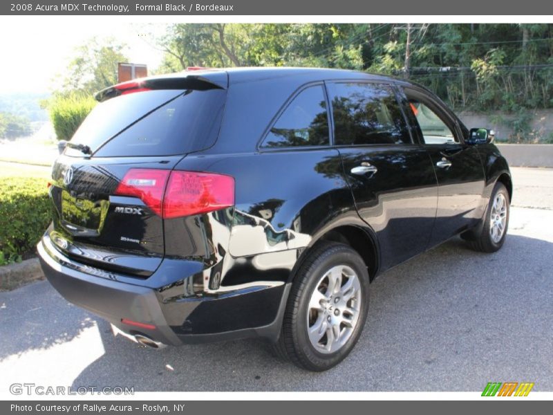 Formal Black / Bordeaux 2008 Acura MDX Technology