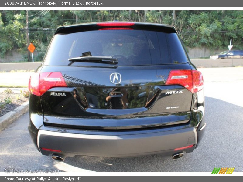 Formal Black / Bordeaux 2008 Acura MDX Technology