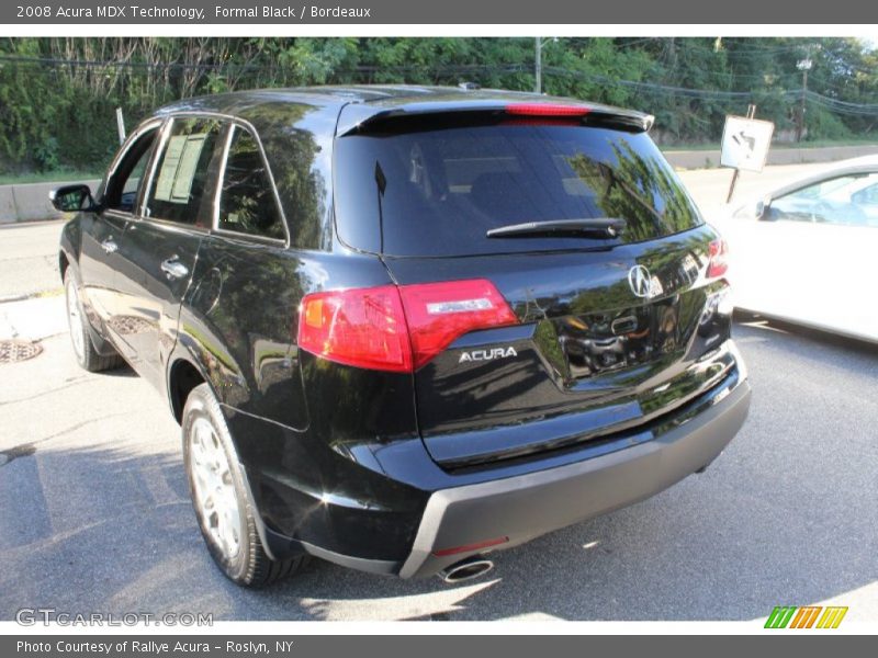 Formal Black / Bordeaux 2008 Acura MDX Technology
