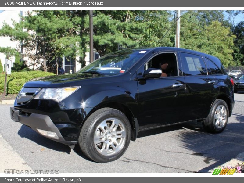 Formal Black / Bordeaux 2008 Acura MDX Technology