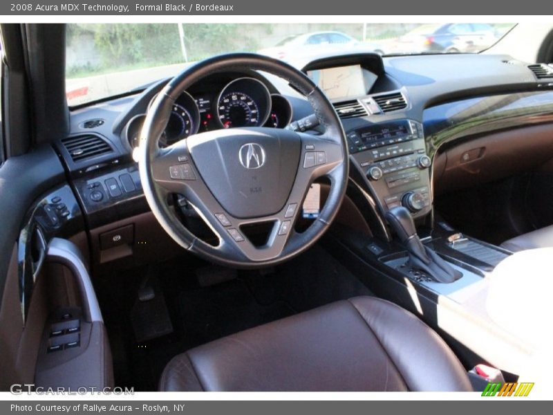 Formal Black / Bordeaux 2008 Acura MDX Technology
