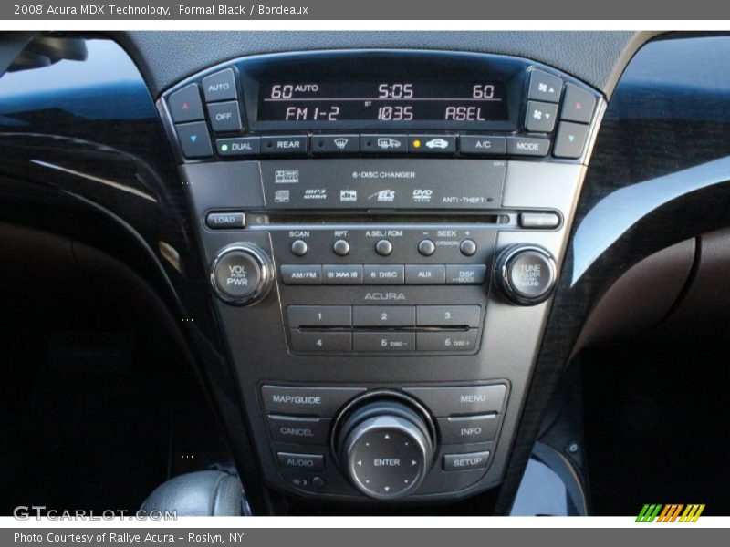 Formal Black / Bordeaux 2008 Acura MDX Technology