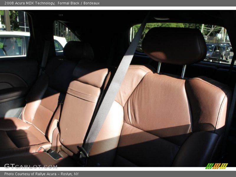 Formal Black / Bordeaux 2008 Acura MDX Technology