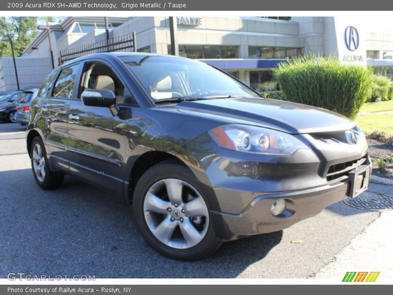 Grigio Metallic / Taupe 2009 Acura RDX SH-AWD Technology
