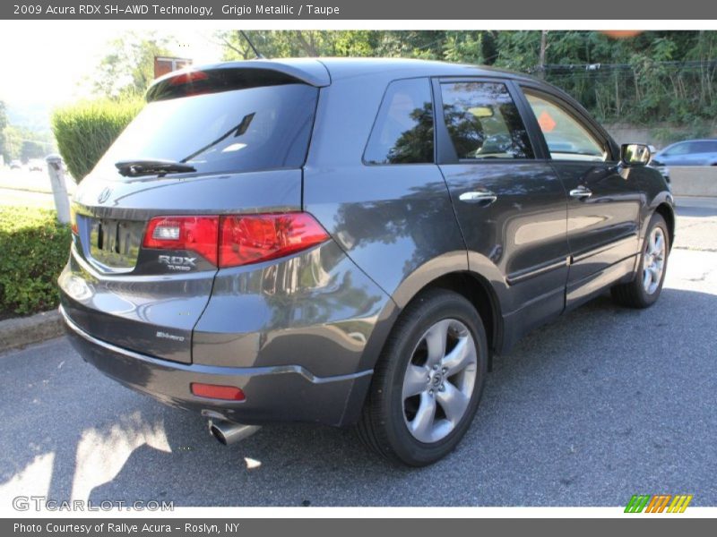 Grigio Metallic / Taupe 2009 Acura RDX SH-AWD Technology