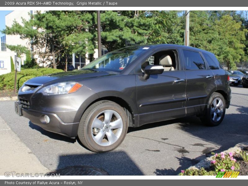 Grigio Metallic / Taupe 2009 Acura RDX SH-AWD Technology