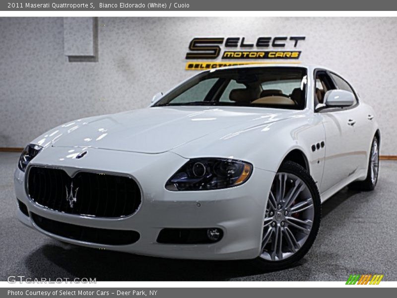 Bianco Eldorado (White) / Cuoio 2011 Maserati Quattroporte S