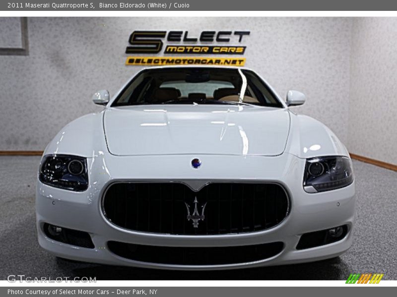Bianco Eldorado (White) / Cuoio 2011 Maserati Quattroporte S