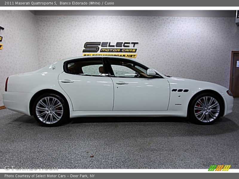 Bianco Eldorado (White) / Cuoio 2011 Maserati Quattroporte S