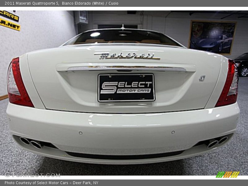 Bianco Eldorado (White) / Cuoio 2011 Maserati Quattroporte S