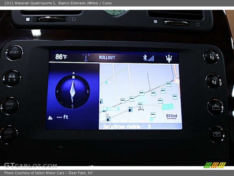 Bianco Eldorado (White) / Cuoio 2011 Maserati Quattroporte S