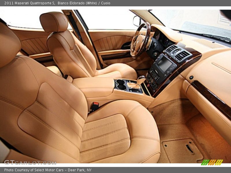 Bianco Eldorado (White) / Cuoio 2011 Maserati Quattroporte S