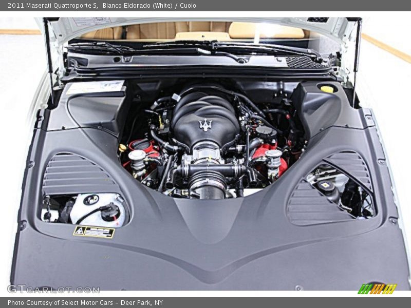 Bianco Eldorado (White) / Cuoio 2011 Maserati Quattroporte S