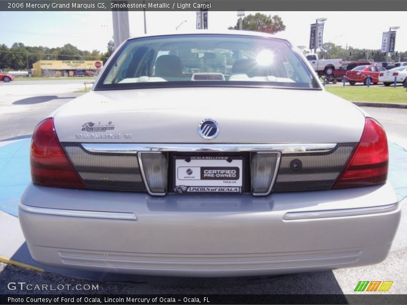 Smokestone Metallic / Light Camel 2006 Mercury Grand Marquis GS