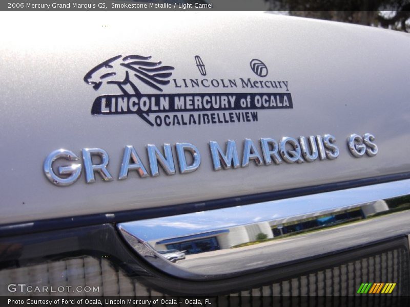 Smokestone Metallic / Light Camel 2006 Mercury Grand Marquis GS