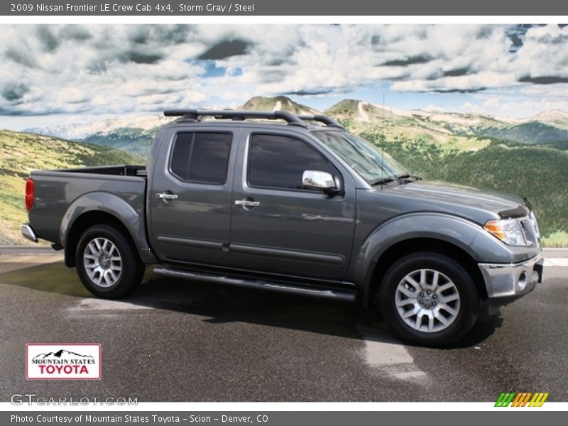 Storm Gray / Steel 2009 Nissan Frontier LE Crew Cab 4x4