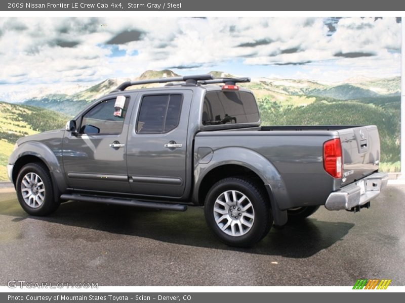 Storm Gray / Steel 2009 Nissan Frontier LE Crew Cab 4x4