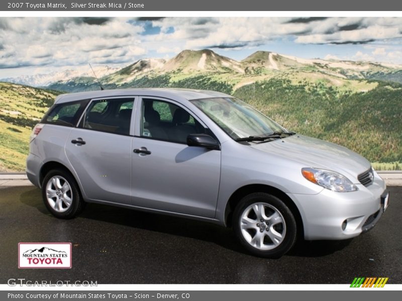 Silver Streak Mica / Stone 2007 Toyota Matrix