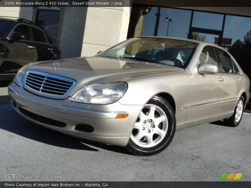 Desert Silver Metallic / Java 2000 Mercedes-Benz S 430 Sedan