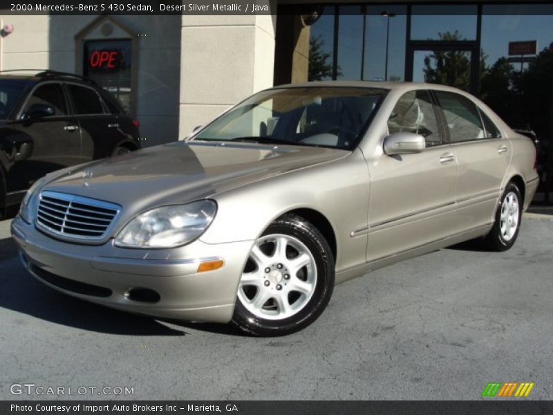 Desert Silver Metallic / Java 2000 Mercedes-Benz S 430 Sedan