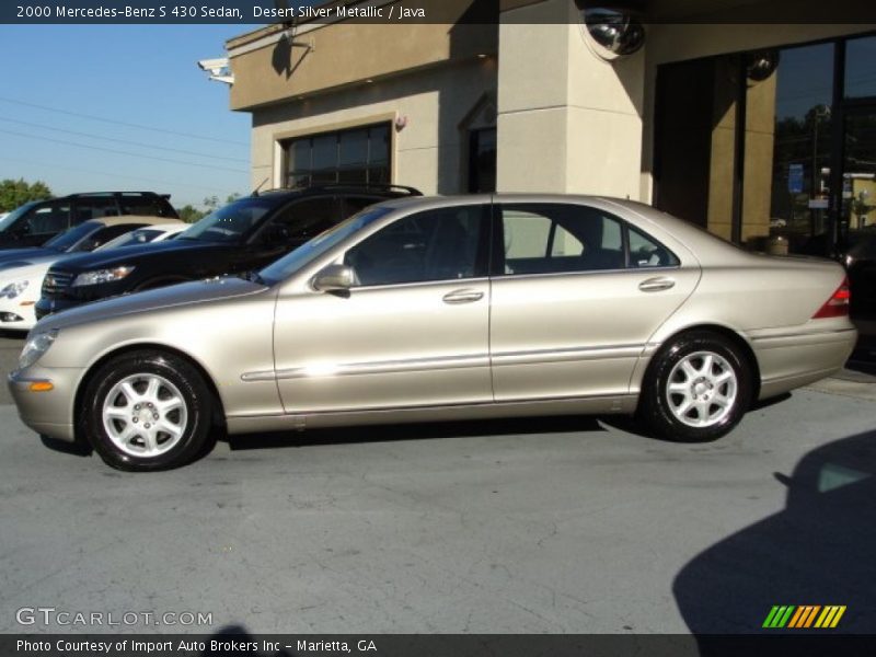 Desert Silver Metallic / Java 2000 Mercedes-Benz S 430 Sedan