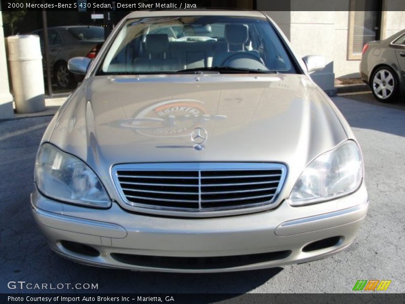 Desert Silver Metallic / Java 2000 Mercedes-Benz S 430 Sedan