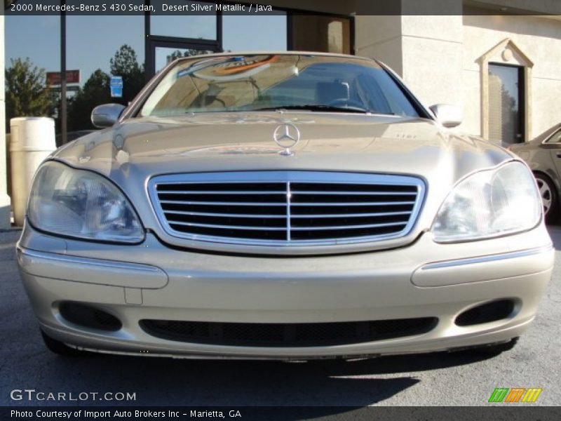 Desert Silver Metallic / Java 2000 Mercedes-Benz S 430 Sedan