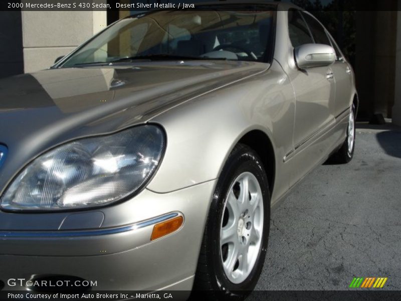 Desert Silver Metallic / Java 2000 Mercedes-Benz S 430 Sedan