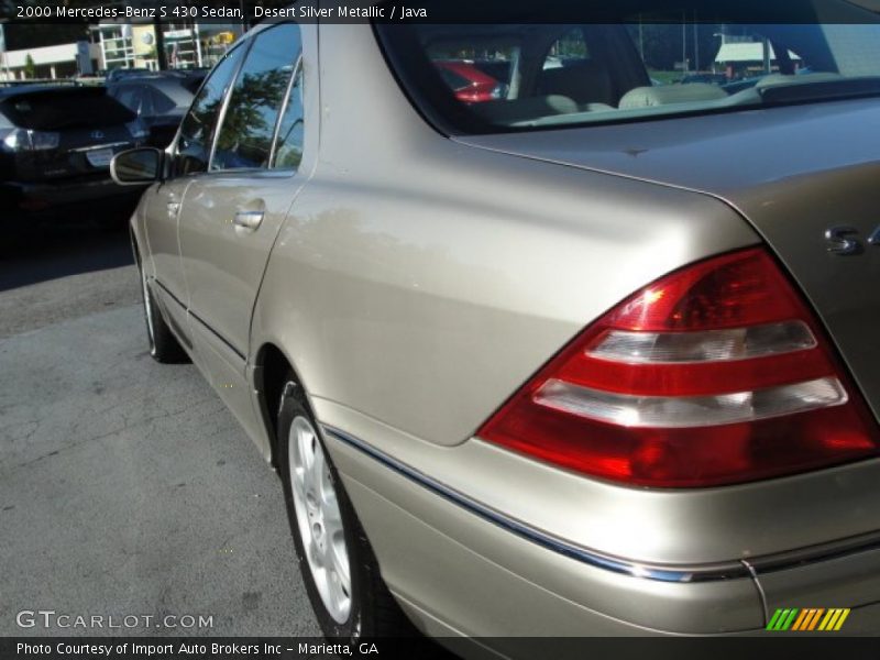 Desert Silver Metallic / Java 2000 Mercedes-Benz S 430 Sedan