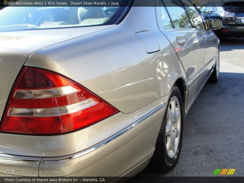 Desert Silver Metallic / Java 2000 Mercedes-Benz S 430 Sedan
