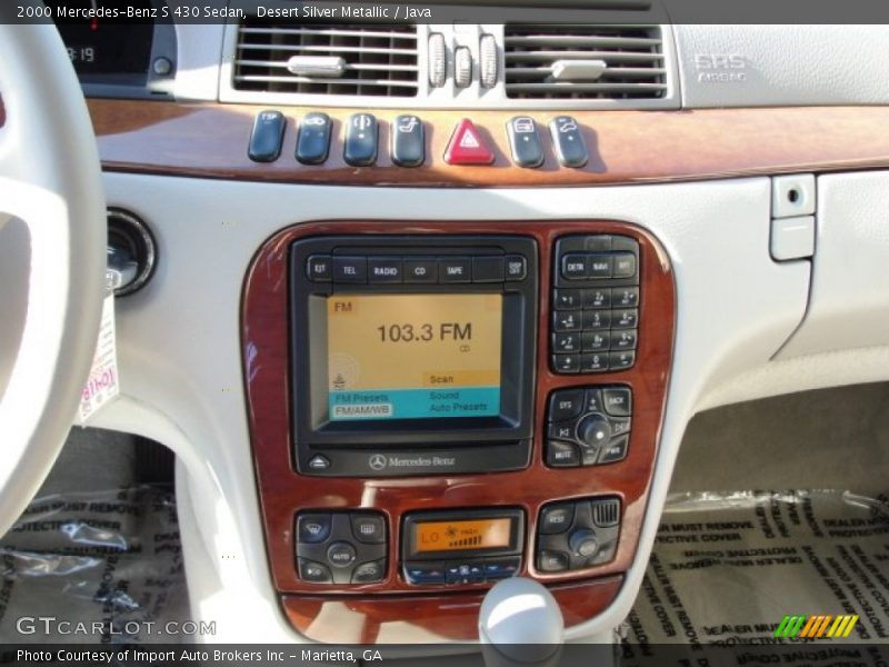 Desert Silver Metallic / Java 2000 Mercedes-Benz S 430 Sedan