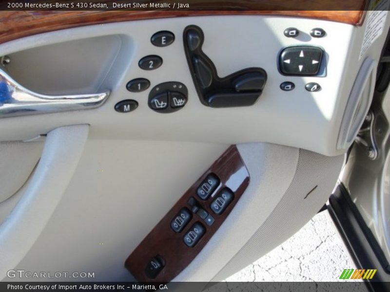 Desert Silver Metallic / Java 2000 Mercedes-Benz S 430 Sedan