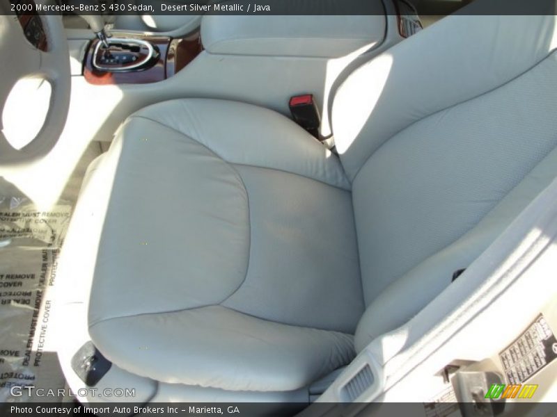 Desert Silver Metallic / Java 2000 Mercedes-Benz S 430 Sedan