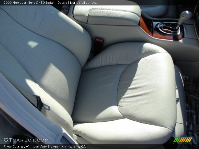 Desert Silver Metallic / Java 2000 Mercedes-Benz S 430 Sedan