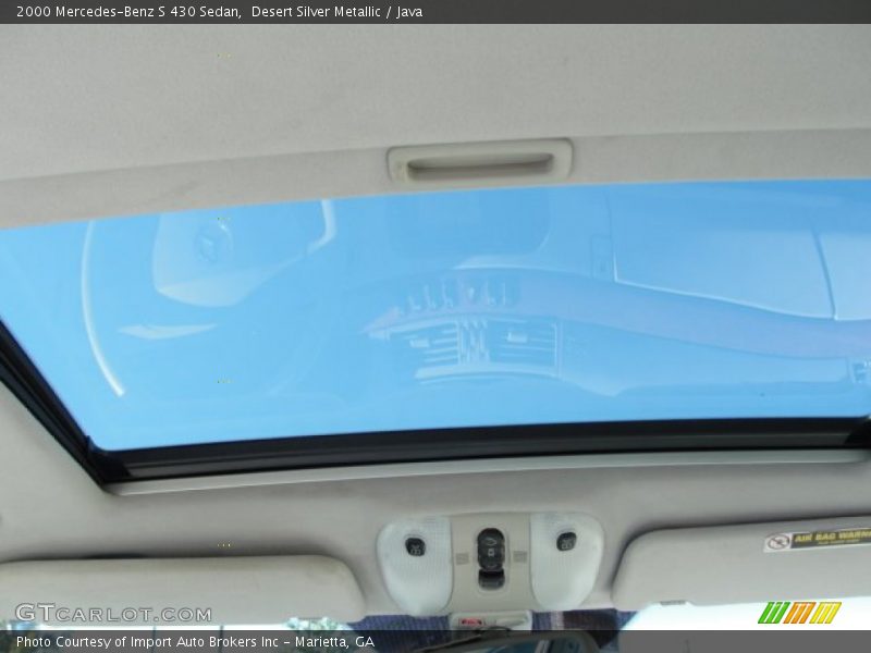 Desert Silver Metallic / Java 2000 Mercedes-Benz S 430 Sedan