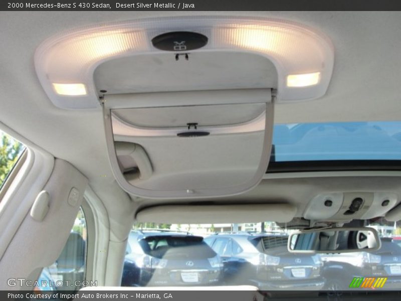 Desert Silver Metallic / Java 2000 Mercedes-Benz S 430 Sedan