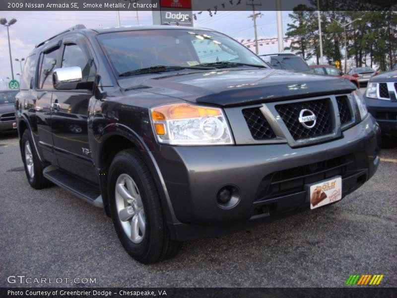 Smoke Metallic / Charcoal 2009 Nissan Armada SE