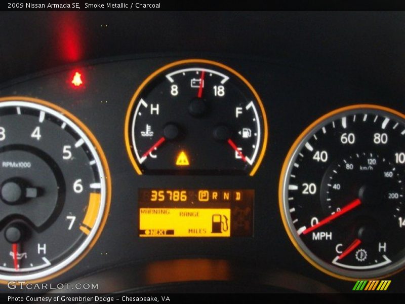 Smoke Metallic / Charcoal 2009 Nissan Armada SE